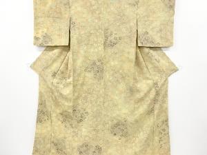 切りばめ風梅模様小紋着物